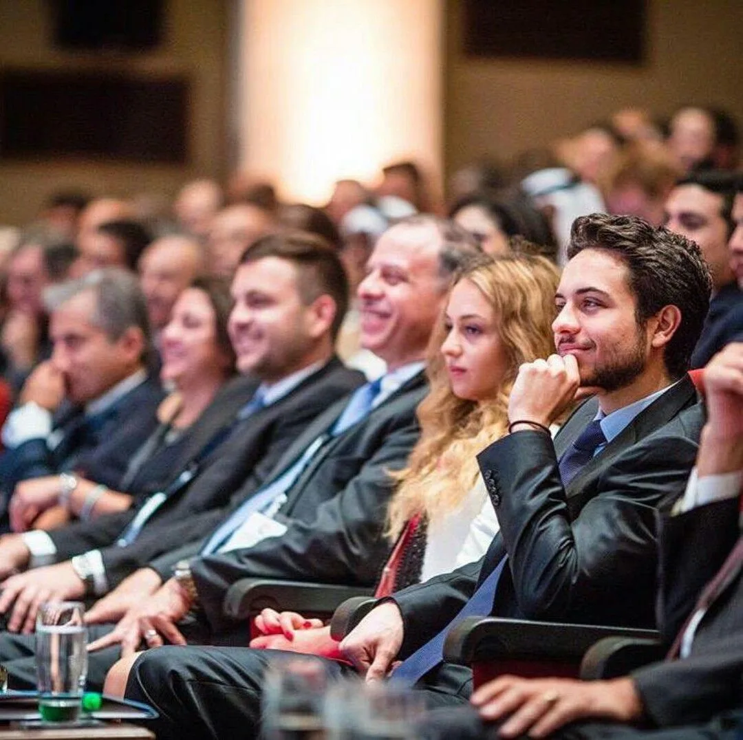 An audience member listens closely during a professional event.
